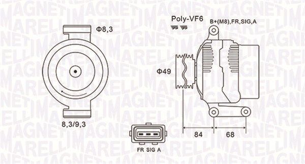 MAGNETI MARELLI Laturi 063731864010